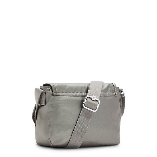 Kipling Sabian Metallic Crossbody Mini Väska Grå | SE 1868WN